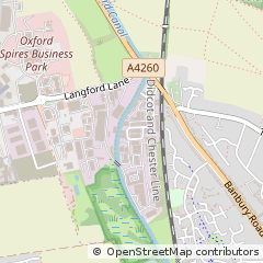 Map of Kidlington, Oxfordshire