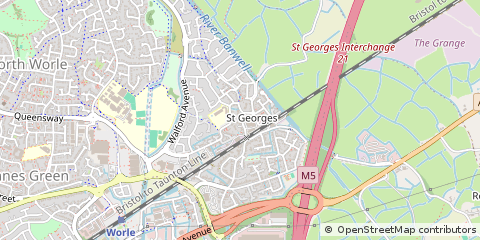 Map of Weston-Super-Mare