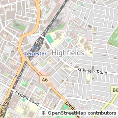 Map of Leicester