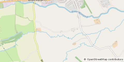 Map of Bathgate, West Lothian