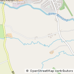 Map of Bathgate, West Lothian