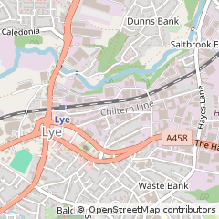 Map of Stourbridge, West Midlands
