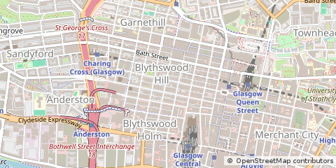 Map of Glasgow