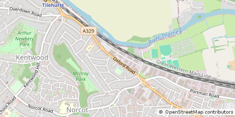 Map of Reading