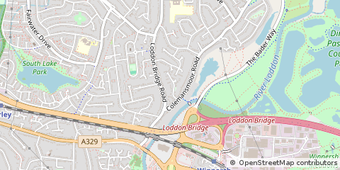 Map of Reading
