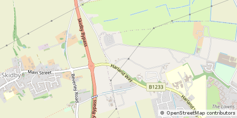 Map of Cottingham, East Yorkshire