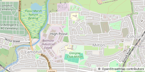 Map of Glasgow