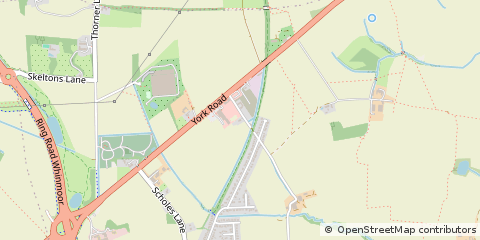Map of Leeds, West Yorkshire