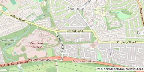 Map of Edinburgh, Midlothian