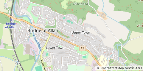 Map of Stirling, Stirlingshire