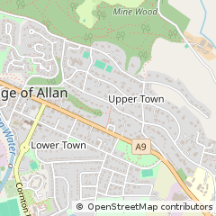 Map of Stirling, Stirlingshire