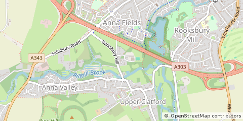 Map of Andover