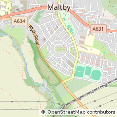 Map of Rotherham