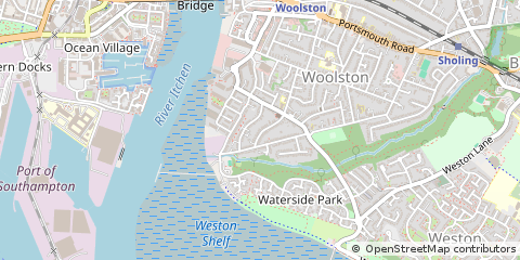 Map of Southampton