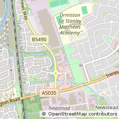 Map of Trentham Lakes, Stoke on Trent