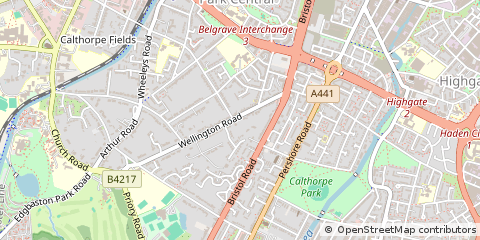 Map of Birmingham