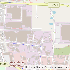Map of Darlington, County Durham