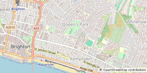 Map of Brighton, East Sussex
