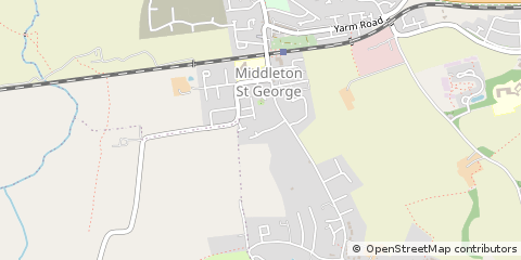 Map of Darlington, Durham