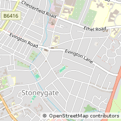 Map of Leicester