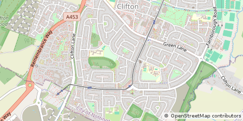 Map of Nottingham