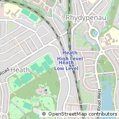 Map of Cardiff, South Glamorgan
