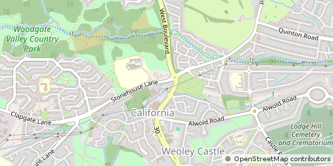 Map of Birmingham