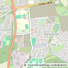 Map of Harlow, Essex