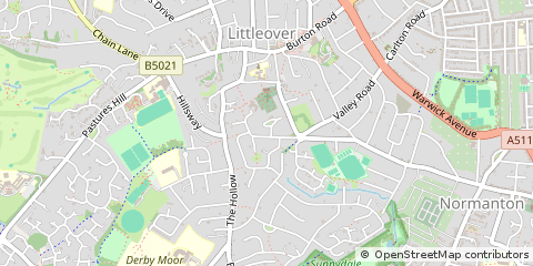 Map of Derby