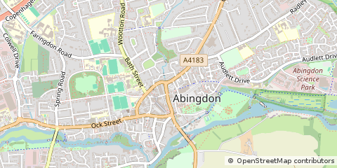 Map of Abingdon-on-Thames