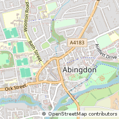 Map of Abingdon-on-Thames