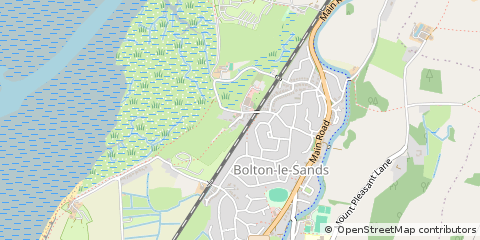 Map of Carnforth, Lancashire