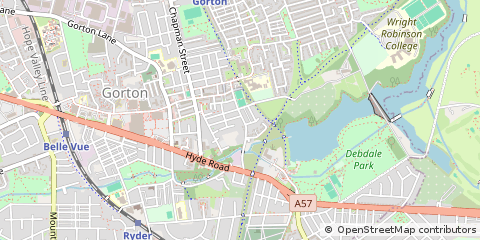 Map of Manchester
