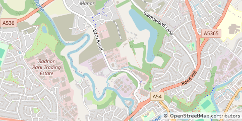 Map of Congleton, Cheshire