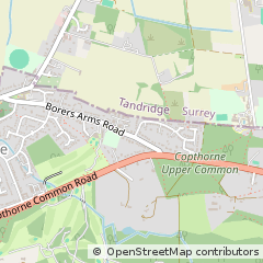 Map of Crawley, West Sussex
