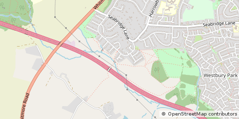 Map of Newcastle, Staffordshire