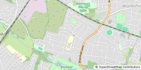 Map of Stockport, Cheshire