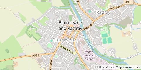 Map of Blairgowrie