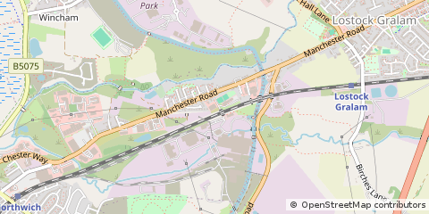 Map of Cheshire