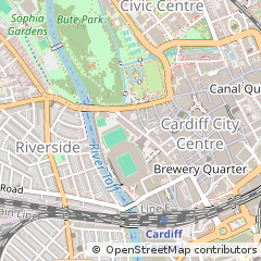 Map of Cardiff