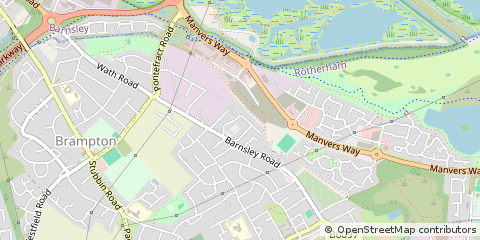 Map of Rotherham