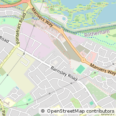 Map of Rotherham