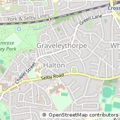 Map of Leeds, West Yorkshire