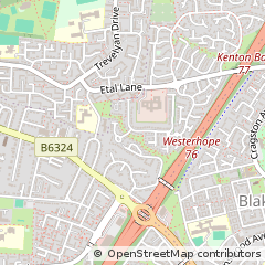 Map of Newcastle Upon Tyne