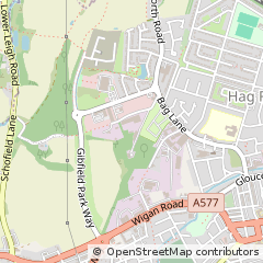 Map of Atherton, Manchester
