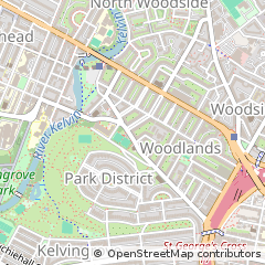Map of Glasgow, GLC