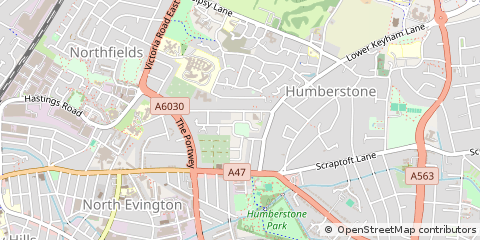 Map of Leicester