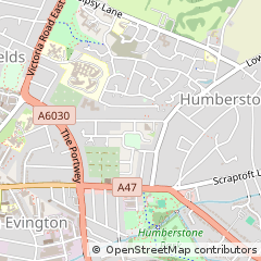 Map of Leicester