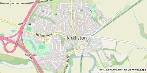 Map of West Lothian