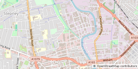 Map of East Yorkshire
